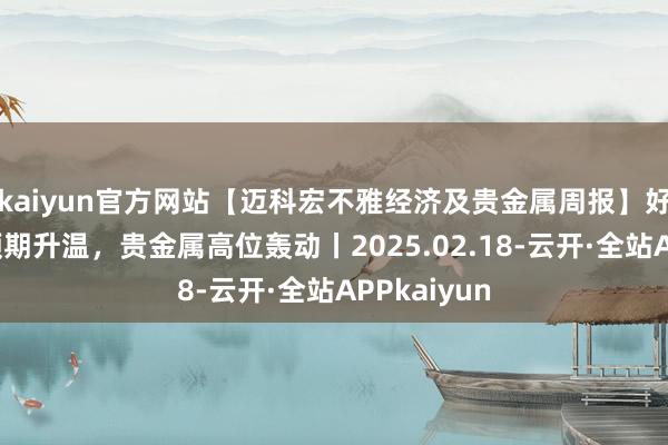 kaiyun官方网站【迈科宏不雅经济及贵金属周报】好意思通胀预期升温，贵金属高位轰动丨2025.02.18-云开·全站APPkaiyun